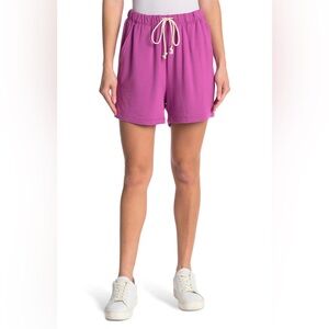 🎀 5/$20 🎀 NWT Melloday knit drawstring shorts in magenta size small